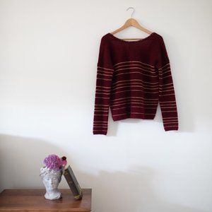 Sezane Low Back Sweater